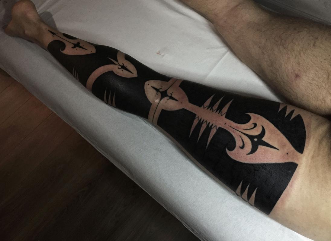 6. Male Leg Sleeve Tattoo Gallery - wide 3