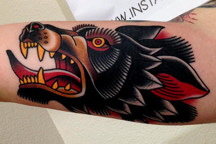 wolf tattoo by Jonathan Montalvo: TattooNOW