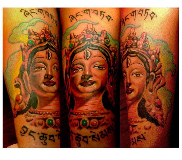 The goddess Tara by Jesse Britten: TattooNOW