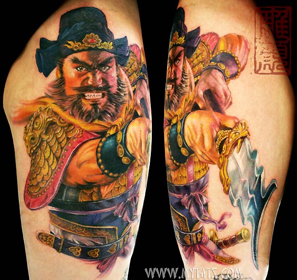 Ancient Chinese warrior large 825 temporary arm tattoo  Walmart Canada