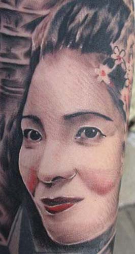 Tattoos - Geisha portrait - 28402