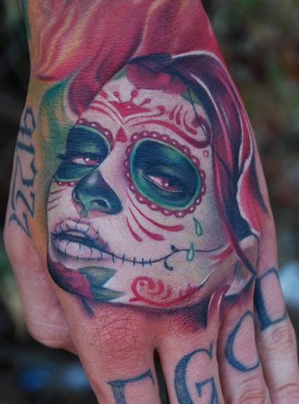 Tattoos - day o the dead again - 51411