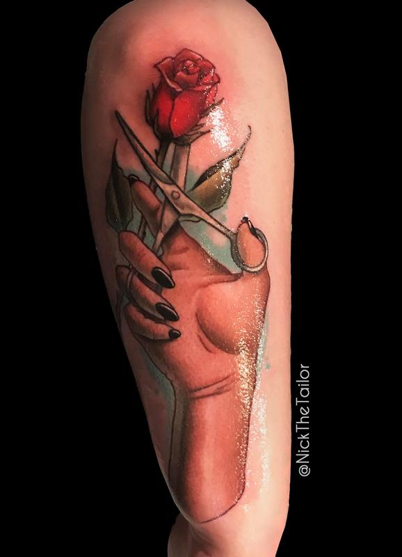 Rose Tattoo Outline  Etsy Australia