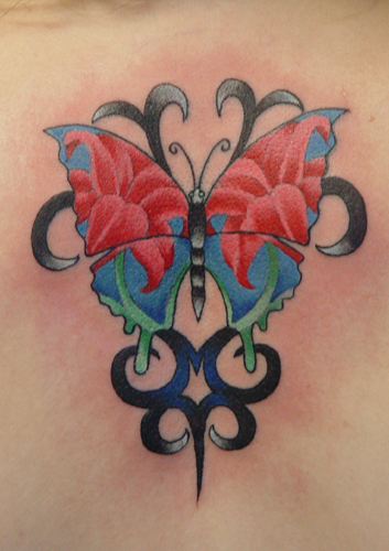 Tattoos - tribalflowerfly - 12513