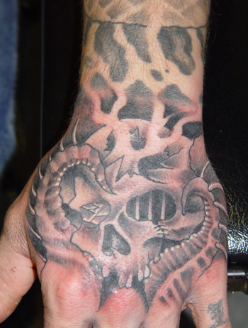 Tattoos - free hand dan - 11996