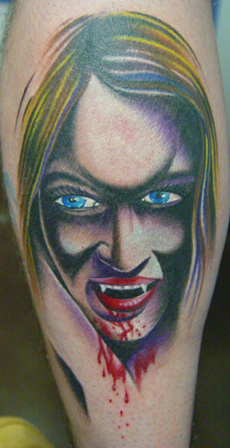 Tattoos - Vamp chick - 17155