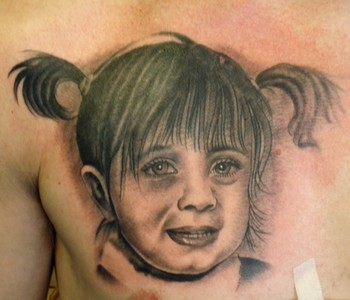 Tattoos - Daughter portrait - 39105