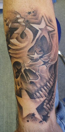 Tattoos - Starry skull - 34268