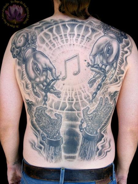 82 Stirring Music Tattoos On Back - Tattoo Designs – TattoosBag.com