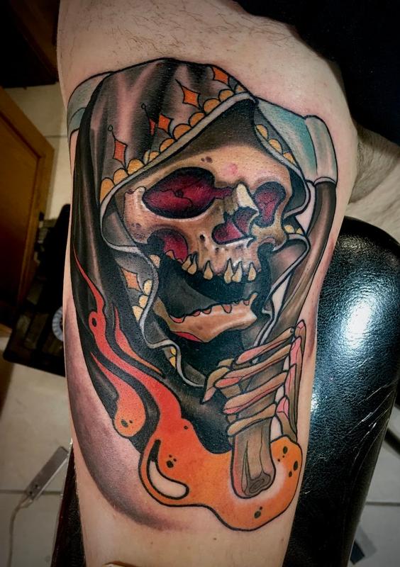 Neo Traditional Reaper by Matt Truiano: TattooNOW