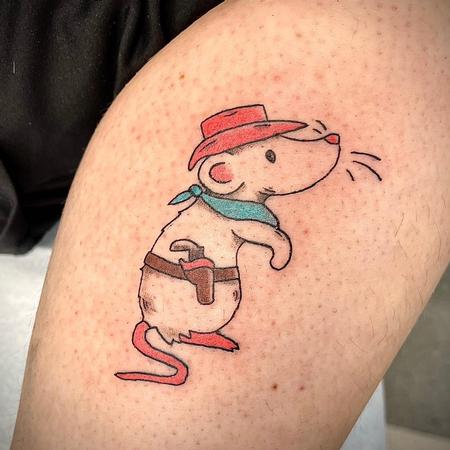 Tattoos - Cowboy Mouse  - 145388