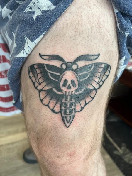 Tattoos - Death Head Moth  - 145390