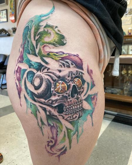Tattoos - Abstract Skull  - 145351