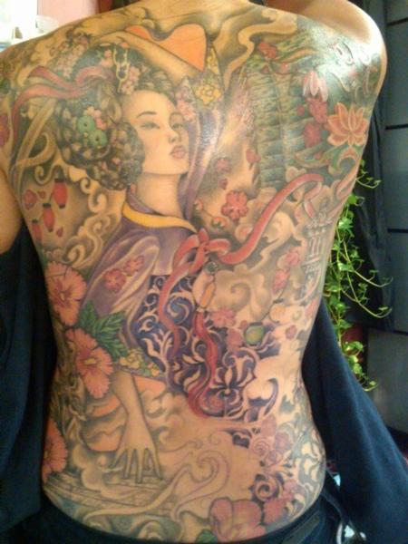 Tattoos - In Progress Backpiece  - 78663