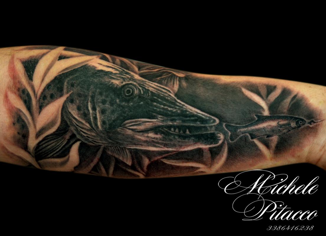 Northern PikeHaida sun tattoo