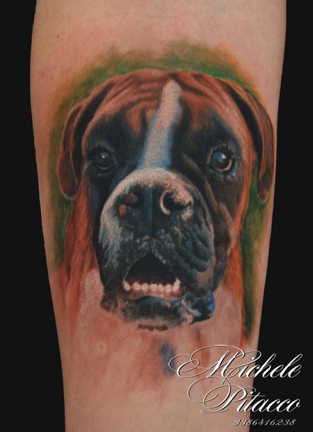 Tattoos - Dog Boxer - 114361