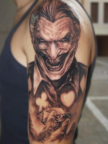 Joker And Diamond Half Sleeve By Michele Pitacco Tattoonow
