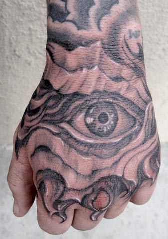 tattoo hand element eye and hand tattoo image inspiration on  Designspiration