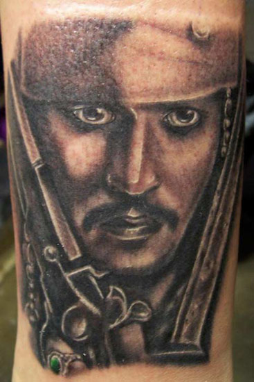 Jack Sparrow Tattoo  I Guess Johnny Depps Favorite One  Johnny Depp   Flickr