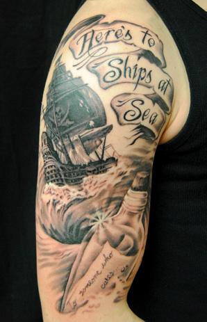 Ships at Sea by Megan Jean Morris: TattooNOW