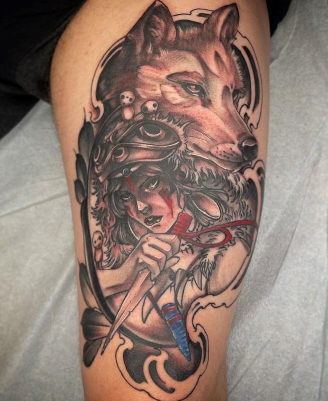 Princess mononoke tattoo