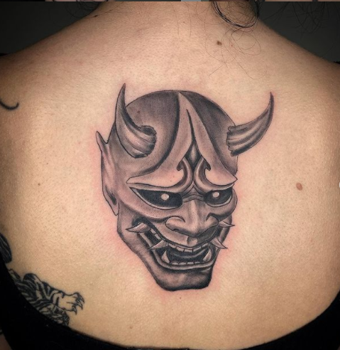 shogun mask tattoo