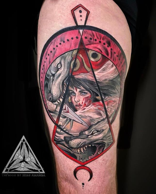 65 Princess Mononoke Tattoo Designs  Ideas You would Love