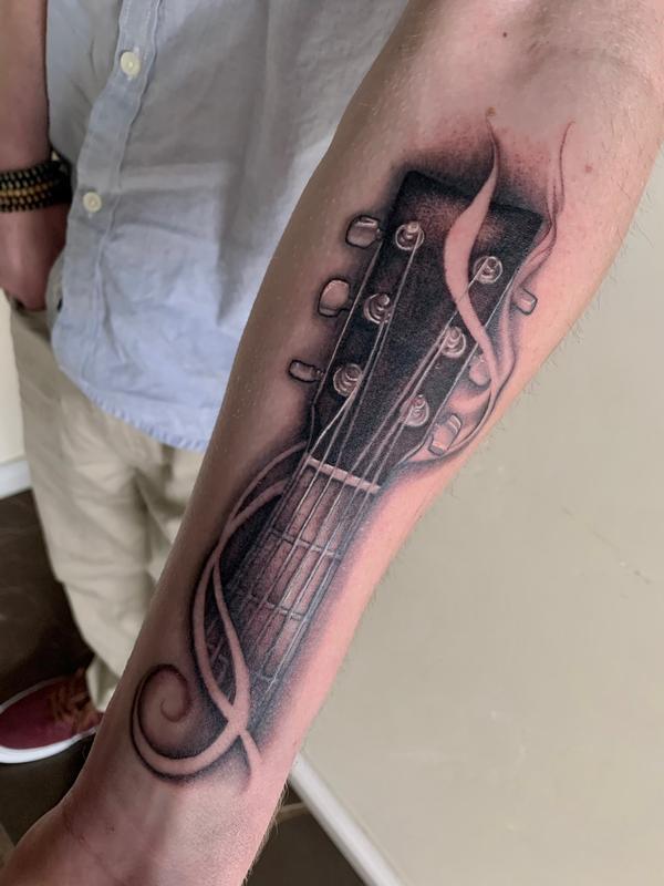 Guitar tattoo Cut Out Stock Images  Pictures  Page 2  Alamy
