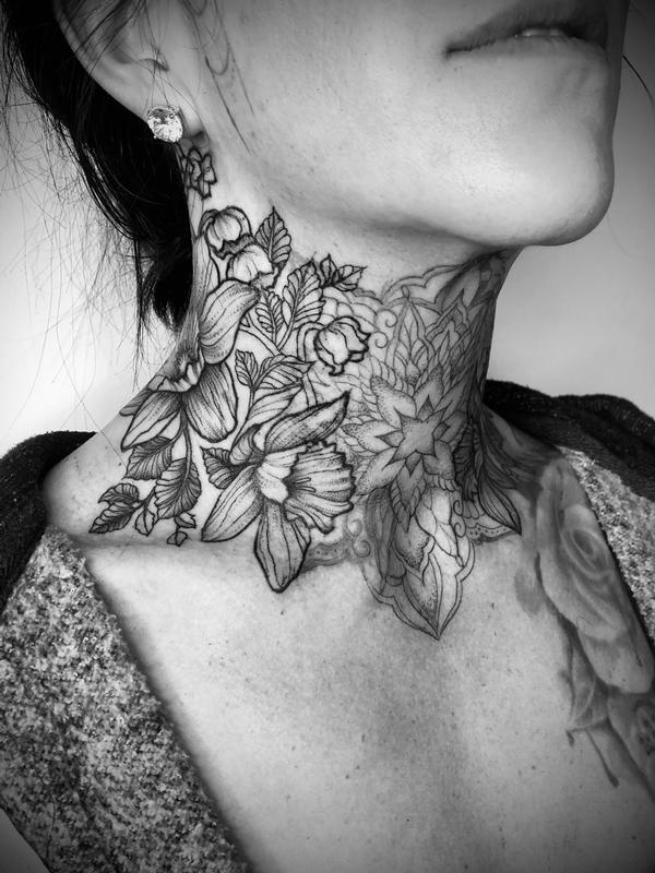 New Skull Neck Tattoo Ephemere Man European and American Dark Tattoo Stickers Personality Cool Skull Waterproof Fake Tattoos Art #68 New Skull Neck Tattoo Ephemere Man European and American Dark Tattoo Stickers Personality Cool Skull Waterproof Fake Tattoos Art