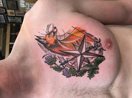 Tattoos - Fia Compass Fox - 142677