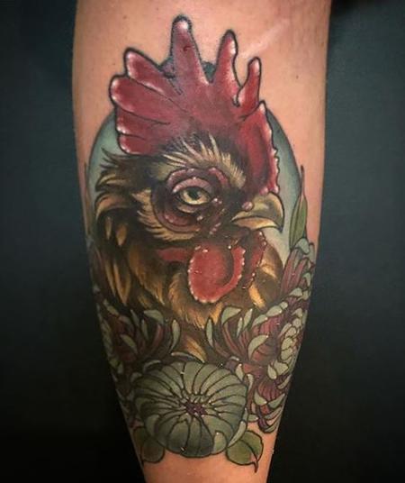 Tattoos - Al Perez Rooster - 141037