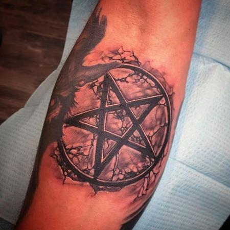 Tattoos - Al Perez Pentagram - 138814