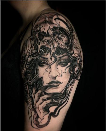 Forbidden Images Tattoo Art Studio : Tattoos : Victor Alvarez : The  Allfather Odin