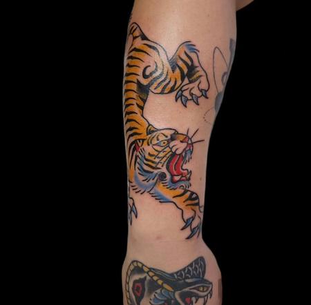 Tattoos - Traditional Tiger - 145767