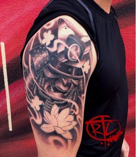 Tattoos - Ryan Cumberledge Samurai Mask - 140588