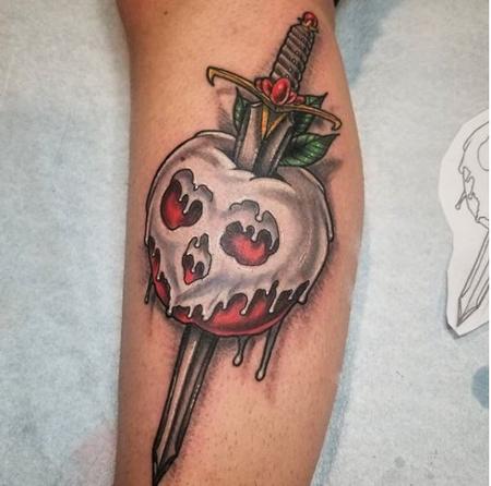Tattoos - Cody Cook Poison apple dagger - 138099