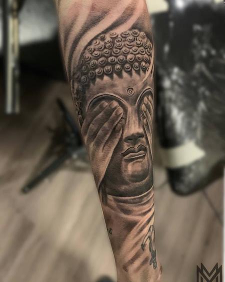 Tattoos - Buddha See No Evil - 138013
