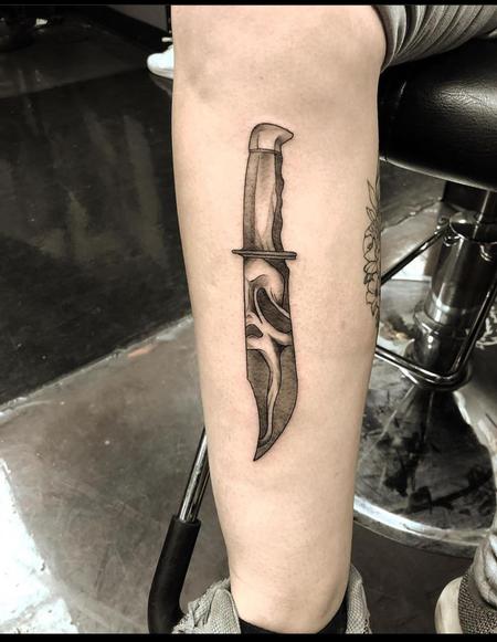 Tattoos - Scream Knife by Hadley Clark - 143570
