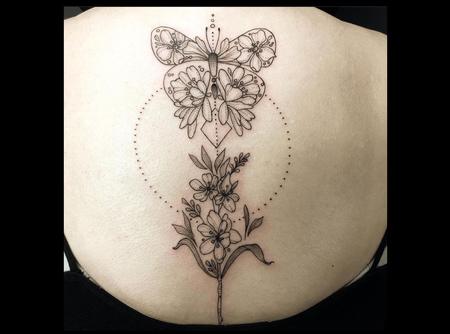 Tattoos - Fine Line Tattoo by Hadley Clark - 143569