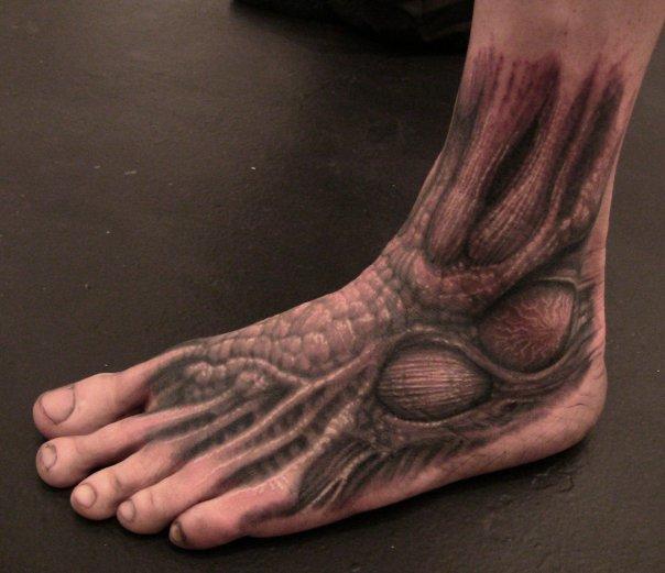 Bio Foot by Paul Booth: TattooNOW Bio Foot by Paul Booth: TattooNOW