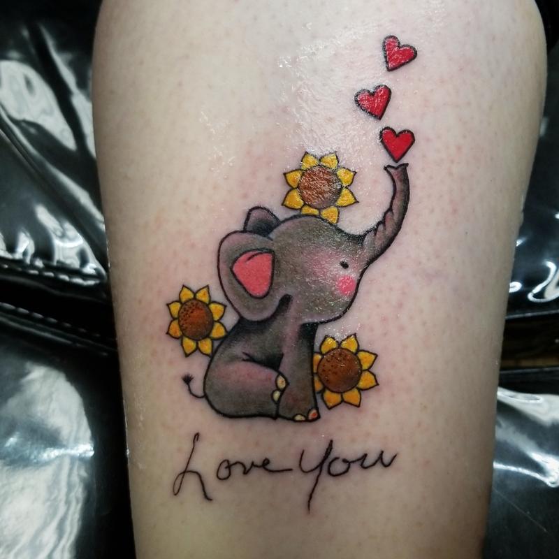 Elephant Tattoo Designs For Woman  TattooMenu