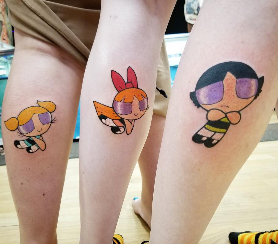 Amazoncom  Inkbox Temporary Tattoos SemiPermanent Tattoo One Premium  Easy Long Lasting WaterResistant Temp Tattoo with For Now Ink  Lasts 12  Weeks Powerpuff Girls  Blossom In Action 2x2  Beauty