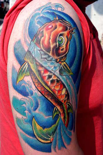 Tattoos - koi half sleeve - 21964
