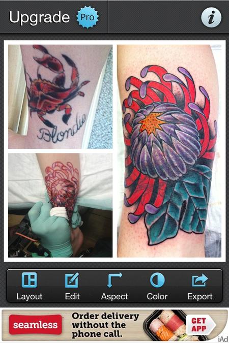 Tattoos - Cover up crab - 76717