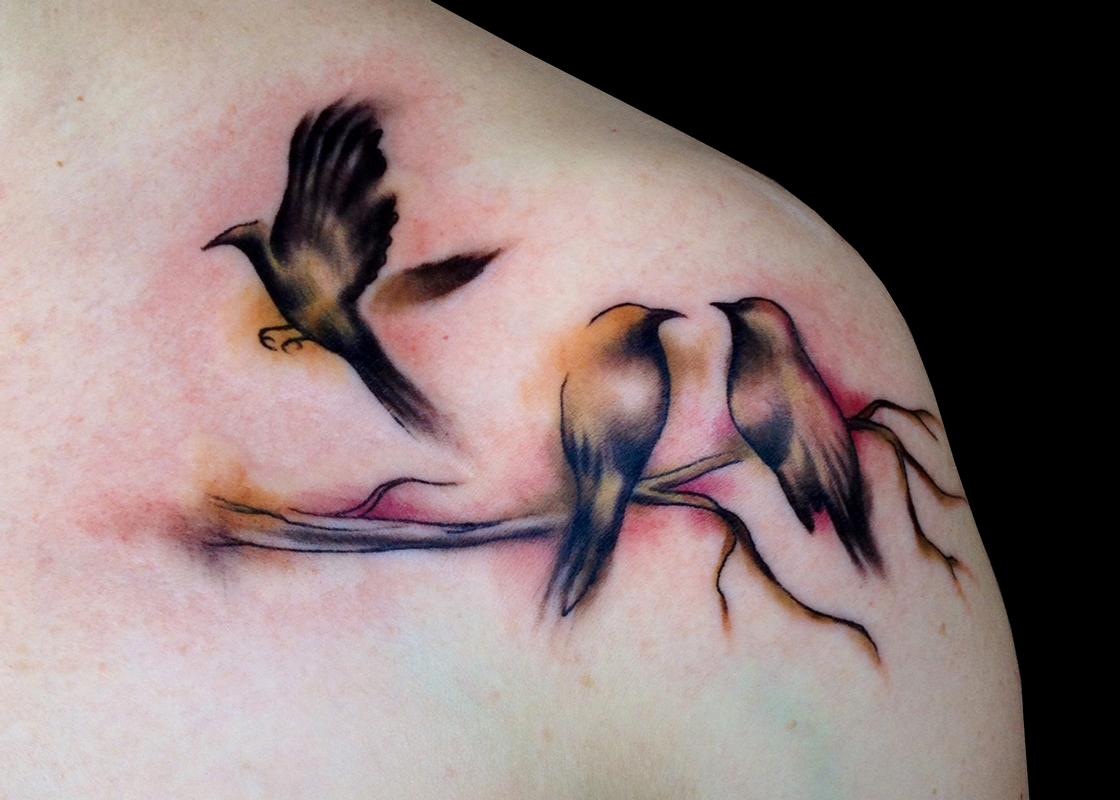 Top 75 tree to birds tattoo latest  thtantai2