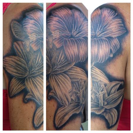 Tattoos - lilly flowers  - 100405