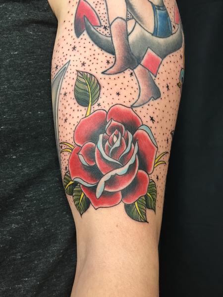 Tattoos - traditional roses - 106410