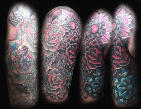 Tattoos - Roses and Mandalas - 106315
