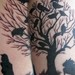 Tattoos - Bird and Tree Silouette - 36294