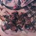 Tattoos - Black and Grey Skull Backpiece Tattoo - 68075